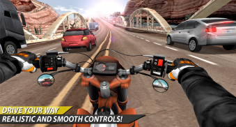 Moto Rider In Traffic screenshot 2
