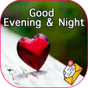 Good night & evening messages with pictures GIFs Icon