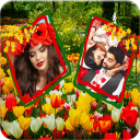 Flowers Dual Photo Frames Icon