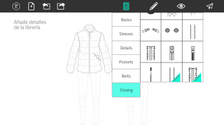 Fashion Design Flat Sketch screenshot 2
