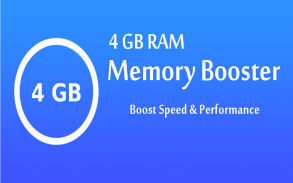 4 GB RAM Memory Booster - AppLock screenshot 0