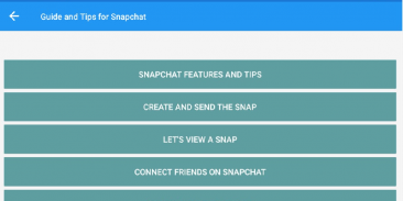 Guide and Tips for Snapchat screenshot 1