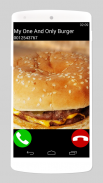 palsu panggilan burger screenshot 0