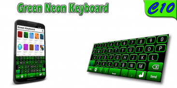 Green Neon Keyboard screenshot 0