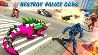 Croc Robot Car Game:Robot Game screenshot 0