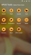 Sunflower Sunshine Beauty -APUS Launcher theme screenshot 2