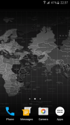 Black Map Live Wallpaper screenshot 0