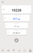 Pedómetro contador de calorias screenshot 9