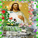 Jesus In Flowers LWP