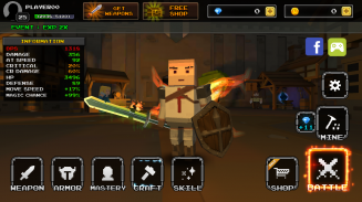 Pixel F Blade - 3D Fantasy rpg screenshot 0