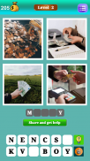 4 pics 1 word 2021 puzzle Game screenshot 0