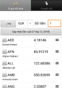 Tỷ giá hối đoái Tất cả tiền tệ screenshot 2