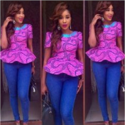 Ank Peplum Top & Jeans Styles screenshot 5