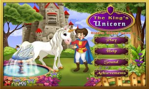 Kings Unicorn Hidden Objects screenshot 1