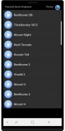 نغمات الموسيقى الكلاسيكية screenshot 0