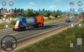 Euro Truck Driving Games 3D screenshot 1