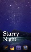 Starry Night GO Launcher Theme screenshot 0