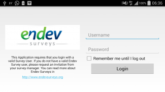 EnDev Surveys screenshot 1