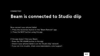 Beam WiFi Setup screenshot 3