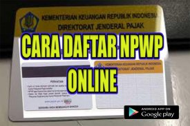 CARA DAFTAR NPWP ONLINE screenshot 0