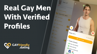 Gay guys chat & dating app - GayFriendly.dating screenshot 3