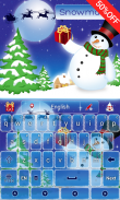 Snowman GO Keyboard Theme screenshot 2