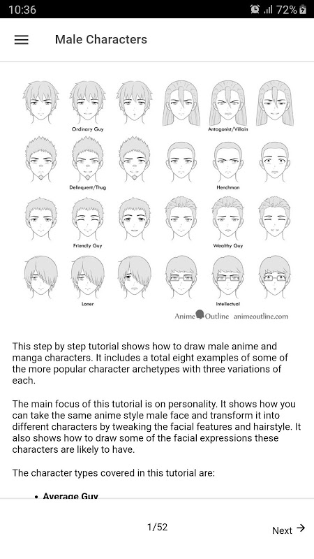 How to Draw Anime Hair in 3/4 View Step by Step - AnimeOutline