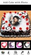 Photo on cake Birthday frame screenshot 7