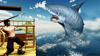 Angry Whale Shark Hunter - Raft Survival Sứ mệnh screenshot 10