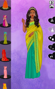 Indian Sari dress up screenshot 3