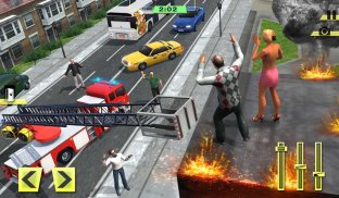 Fire Truck Rescue Training Sim screenshot 8