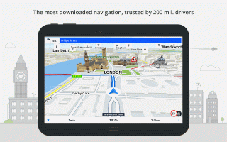 Sygic GPS Navigation & Maps Screen