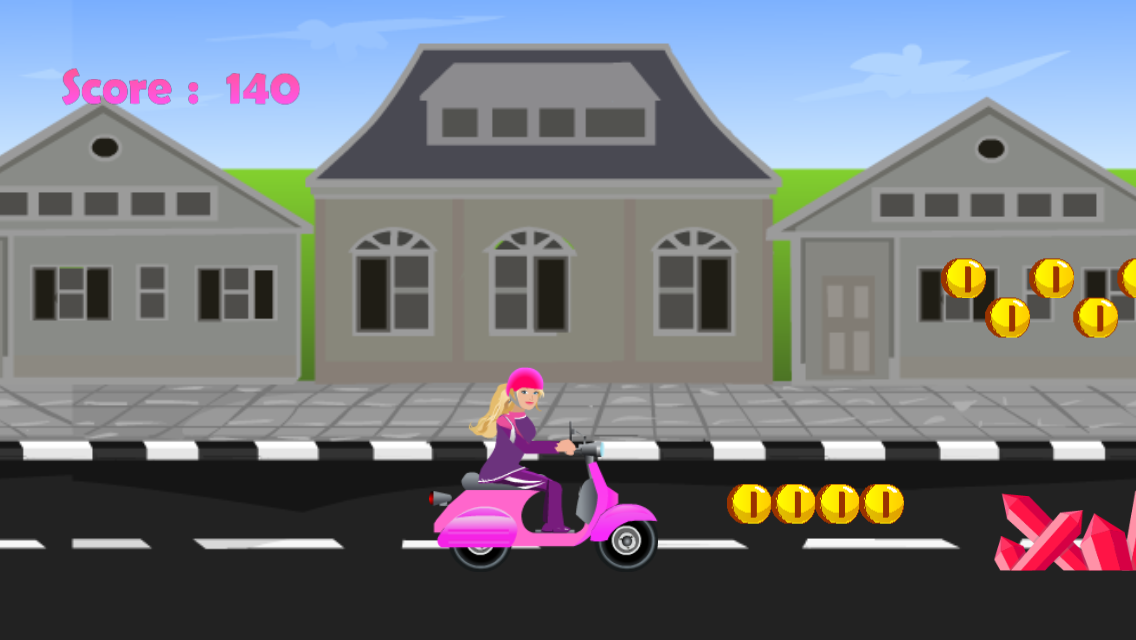 barbie ride on scooter