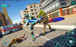 Panther Robot Hero Fighting Game screenshot 0