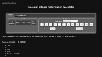 Alpertron Calculators screenshot 1