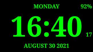 Digital Clock Live Wallpaper-7 screenshot 6