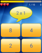 Jeu de table de multiplication screenshot 0