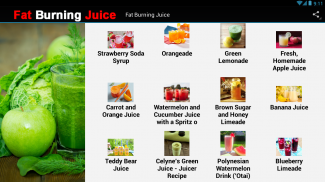 Fat Burning Juices Healthy screenshot 3