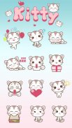 GO Keyboard Kitty Sticker screenshot 4