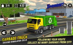 Garbage Truck Driving Games 3D screenshot 2