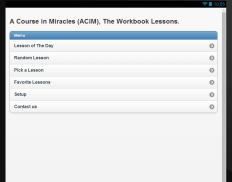 ACIM Lessons screenshot 0