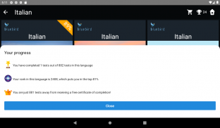 Italian Language Tests screenshot 21