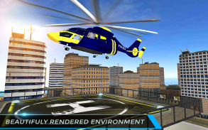 Real City Police Helicopter Games: Rescue Missions screenshot 15