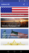 America National Anthem, HD Wallpaper and Ringtone screenshot 3