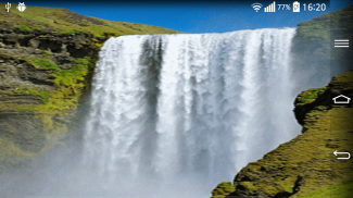 Wasserfall Töne Hintergrund screenshot 6