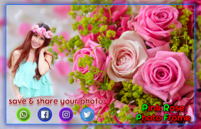 Pink Rose Photo Frames screenshot 3