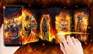 Fire Tiger Live Wallpaper screenshot 4