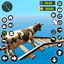 Epic Cow Ramp Stunt Run Game