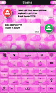 Free Pink keyboard screenshot 1