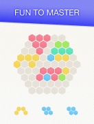 Hex FRVR - Kéo khối trong trò chơi hình lục giác screenshot 3